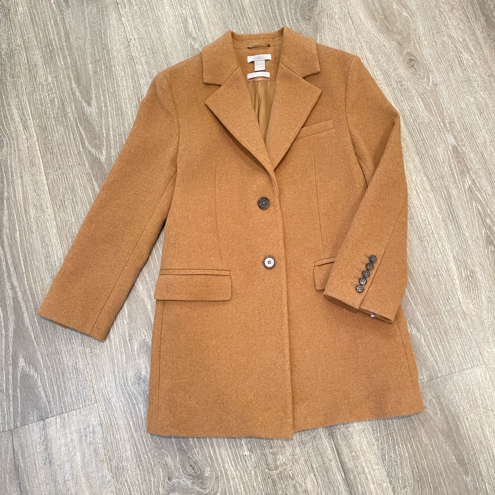 H&M Premium Selection Italian Wool Blend Coat
